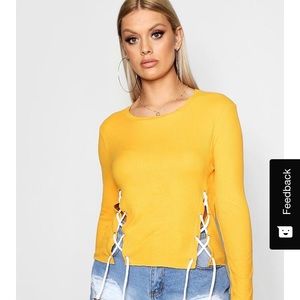 Yellow Laces Top
